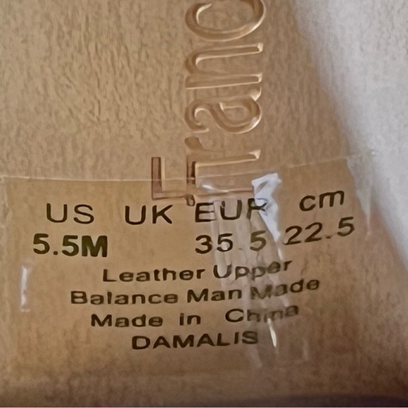 Franco Sarto Damilis Block Heel Dress Sandal, Stone Color, Size 5.5, NWOT - Picture 2 of 9